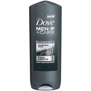 Dove Men's Care Body Face Wash 13.50 oz Charcoal Clay Micro Moisture